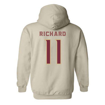 FSU - NCAA Football : Cj Richard - Replica Shersey Hooded Sweatshirt-1
