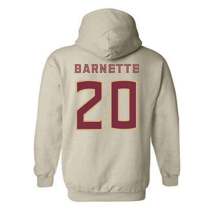 FSU - NCAA Women's Lacrosse : Emily Barnette - Replica Shersey Hooded Sweatshirt-1
