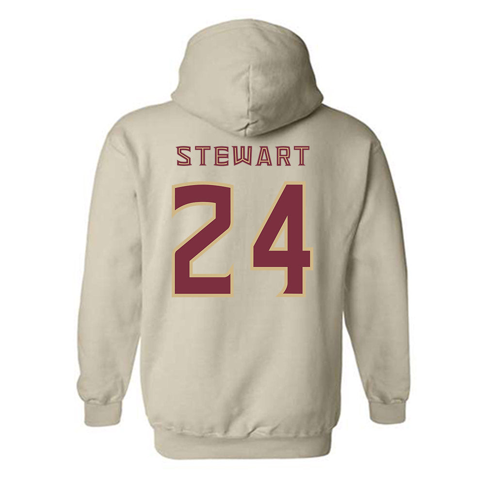 FSU - NCAA Women's Basketball : Morgan Stewart - Replica Shersey Hooded Sweatshirt-1