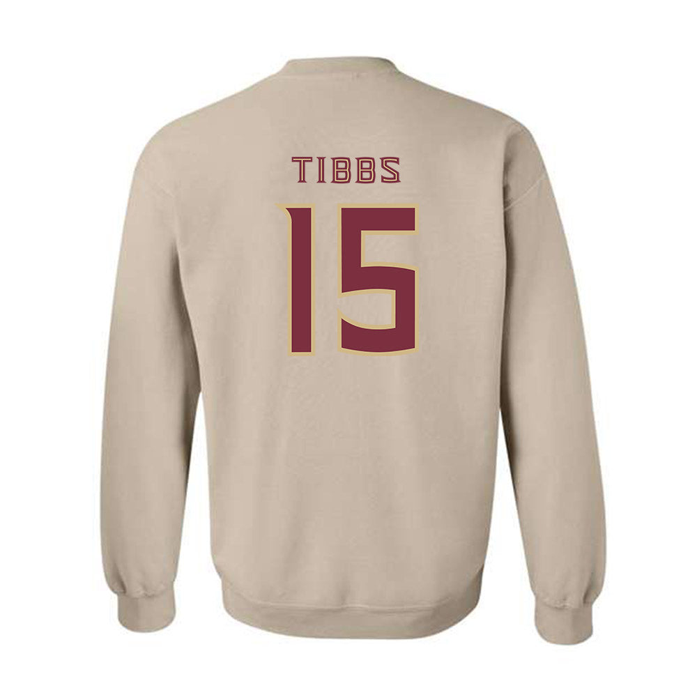 FSU - NCAA Women's Lacrosse : Mary Tibbs - Replica Shersey Crewneck Sweatshirt-1
