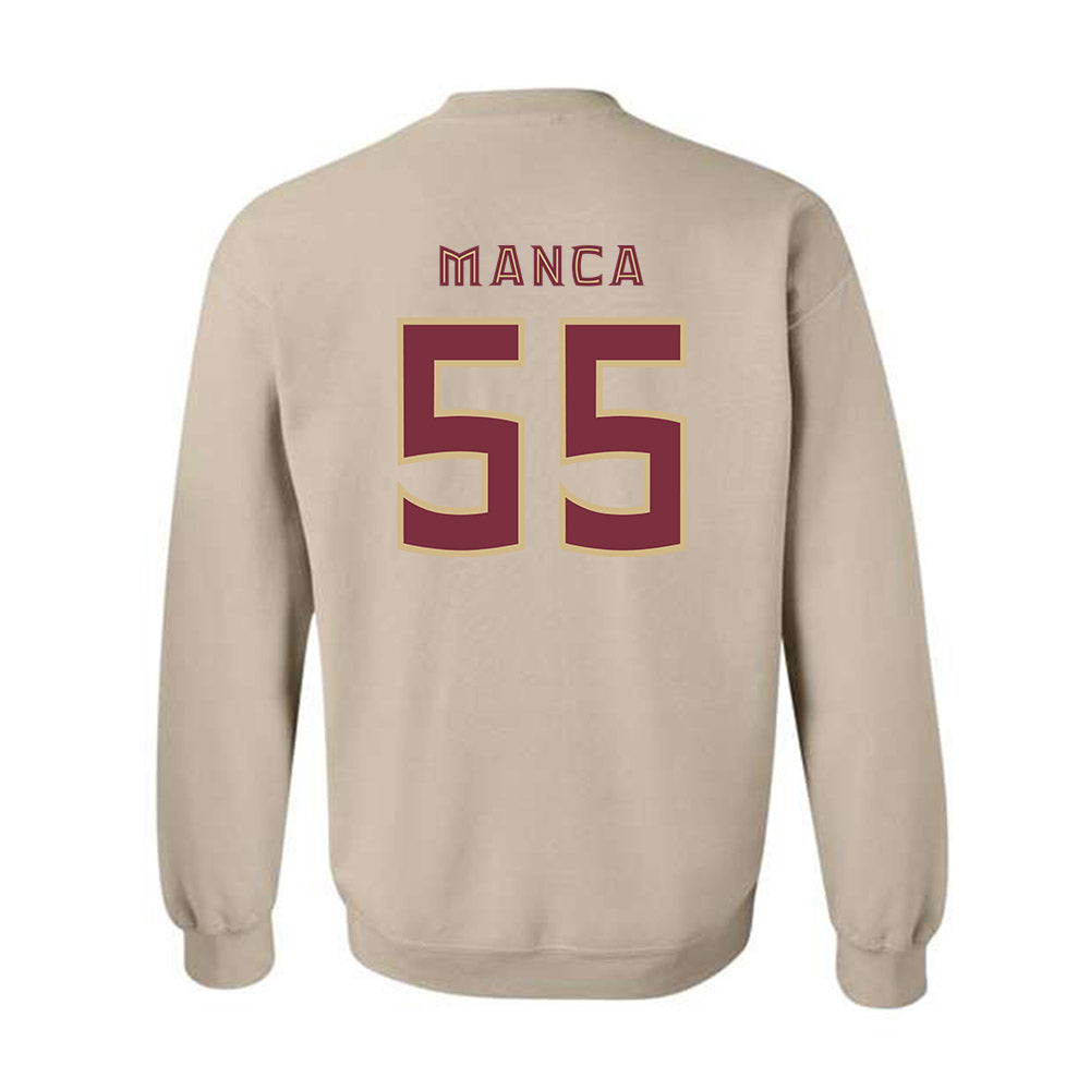 FSU - NCAA Baseball : Payton Manca - Replica Shersey Crewneck Sweatshirt-1