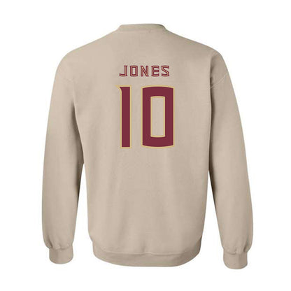 FSU - NCAA Football : Chris Jones - Replica Shersey Crewneck Sweatshirt-1