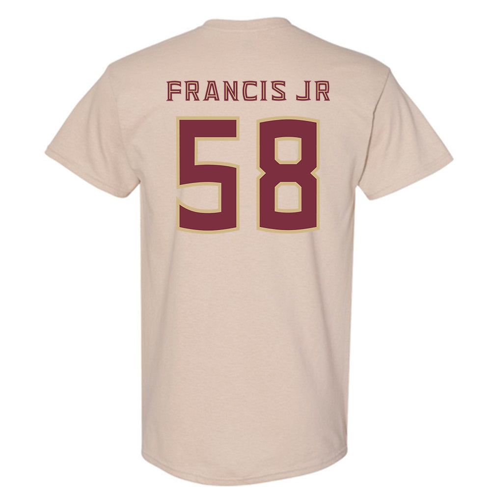 FSU - NCAA Football : Luke Francis Jr. - Replica Shersey T-Shirt-1
