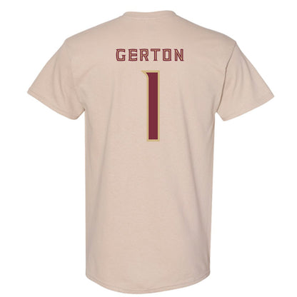 FSU - NCAA Women's Basketball : Mari Gerton - Replica Shersey T-Shirt-1