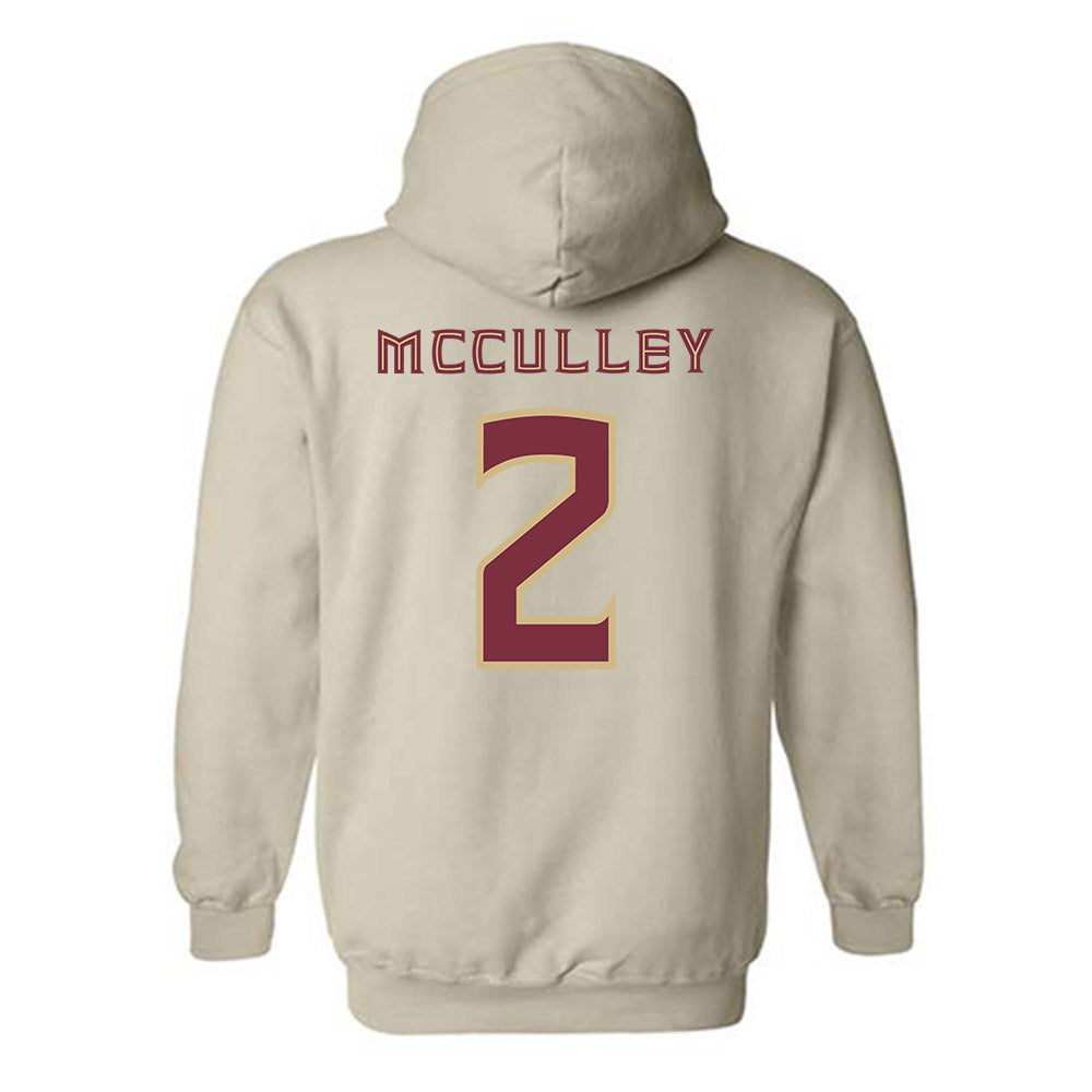 FSU - NCAA Baseball : Carter McCulley - Replica Shersey Hooded Sweatshirt