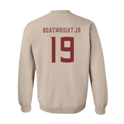 FSU - NCAA Football : Jarvis Boatwright Jr - Replica Shersey Crewneck Sweatshirt-1
