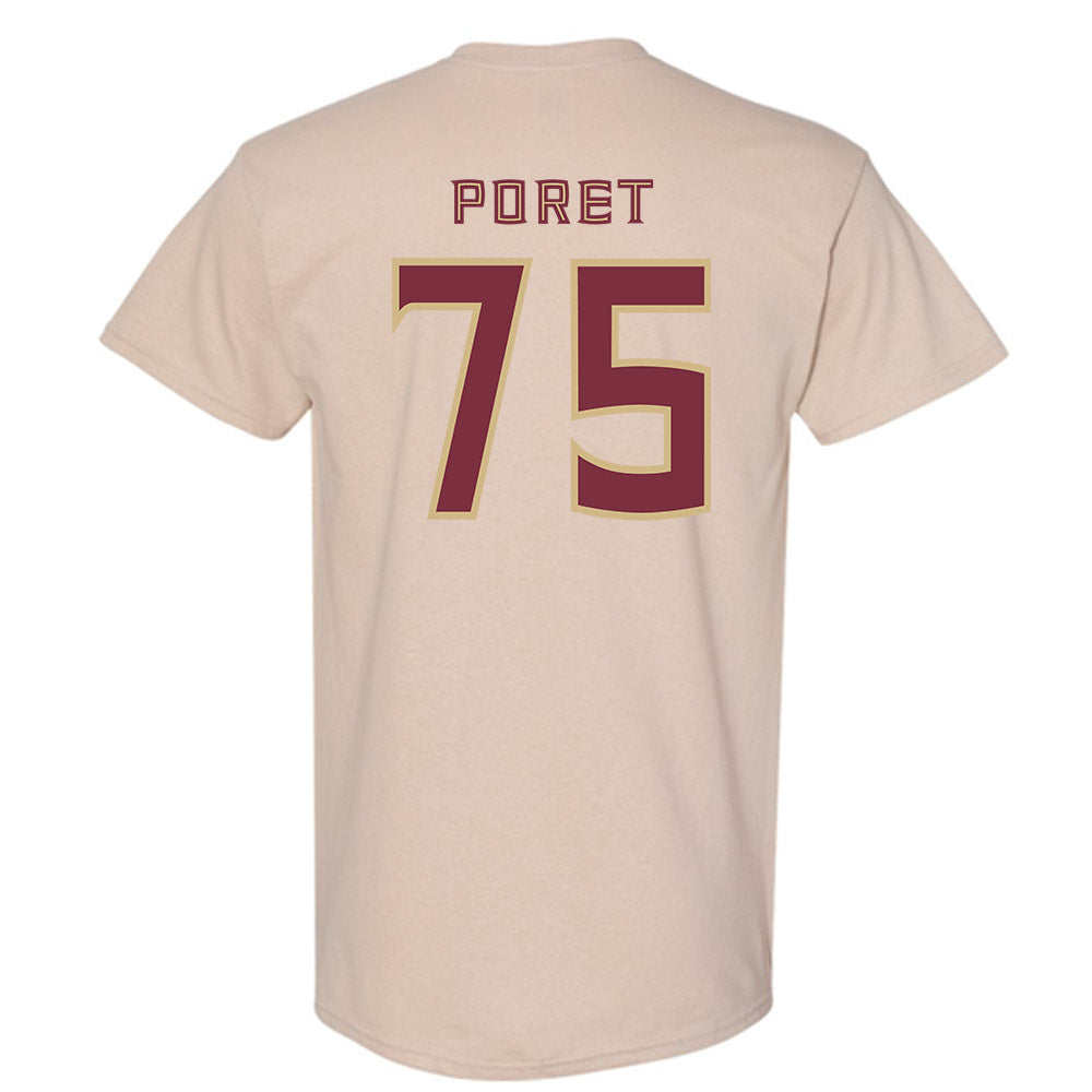 FSU - NCAA Football : Sean Poret - Replica Shersey T-Shirt-1