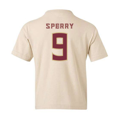 FSU - NCAA Football : Kevin Sperry - Replica Shersey Youth T-Shirt-1
