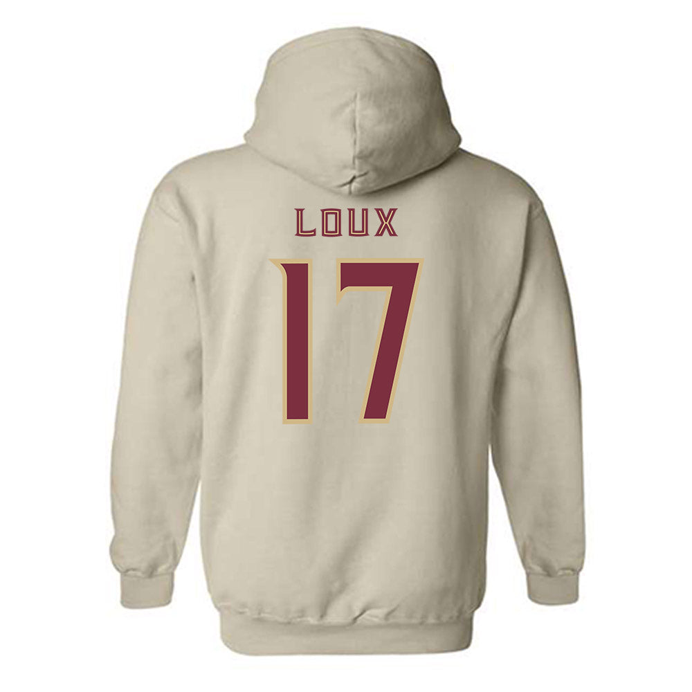 FSU - NCAA Women's Basketball : Kennedy Loux - Replica Shersey Hooded Sweatshirt-1