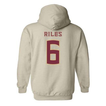 FSU - NCAA Football : Desirrio Riles - Replica Shersey Hooded Sweatshirt-1