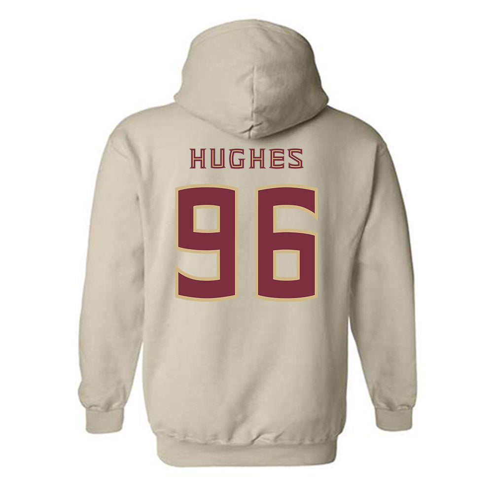 FSU - NCAA Football : Daniel Hughes - Replica Shersey Hooded Sweatshirt-1