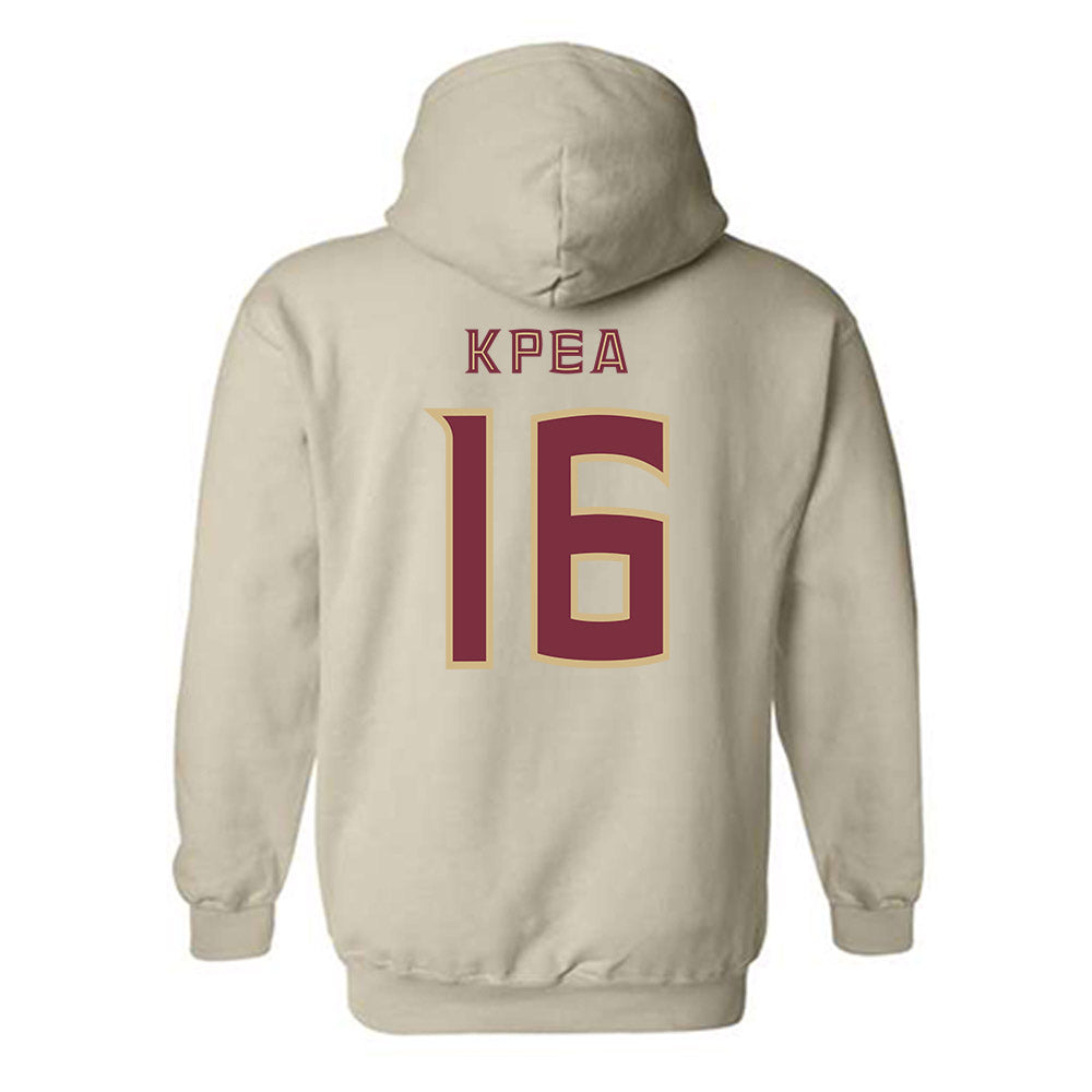 FSU - NCAA Women's Volleyball : Nenu Kpea - Replica Shersey Hooded Sweatshirt-1