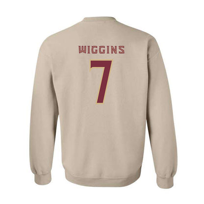FSU - NCAA Men's Basketball : Chauncey Wiggins - Replica Shersey Crewneck Sweatshirt-1