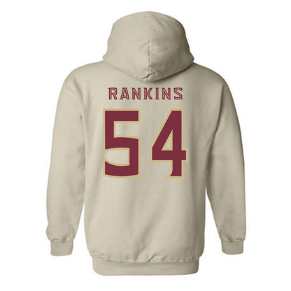 FSU - NCAA Football : Earnest Rankins - Replica Shersey Hooded Sweatshirt-1
