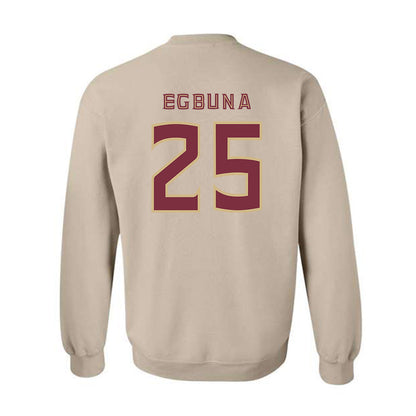 FSU - NCAA Women's Basketball : Joy Egbuna - Replica Shersey Crewneck Sweatshirt-1