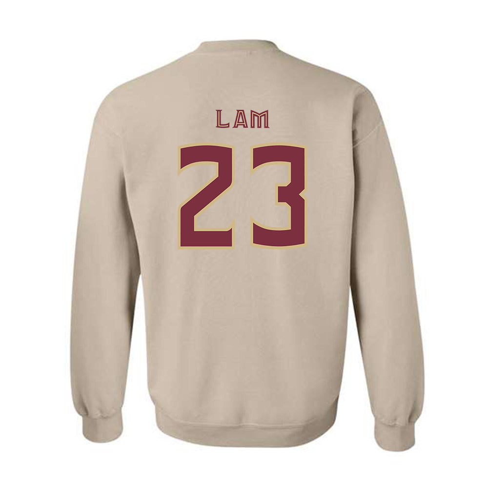 FSU - NCAA Beach Volleyball : Elena Lam - Replica Shersey Crewneck Sweatshirt-1
