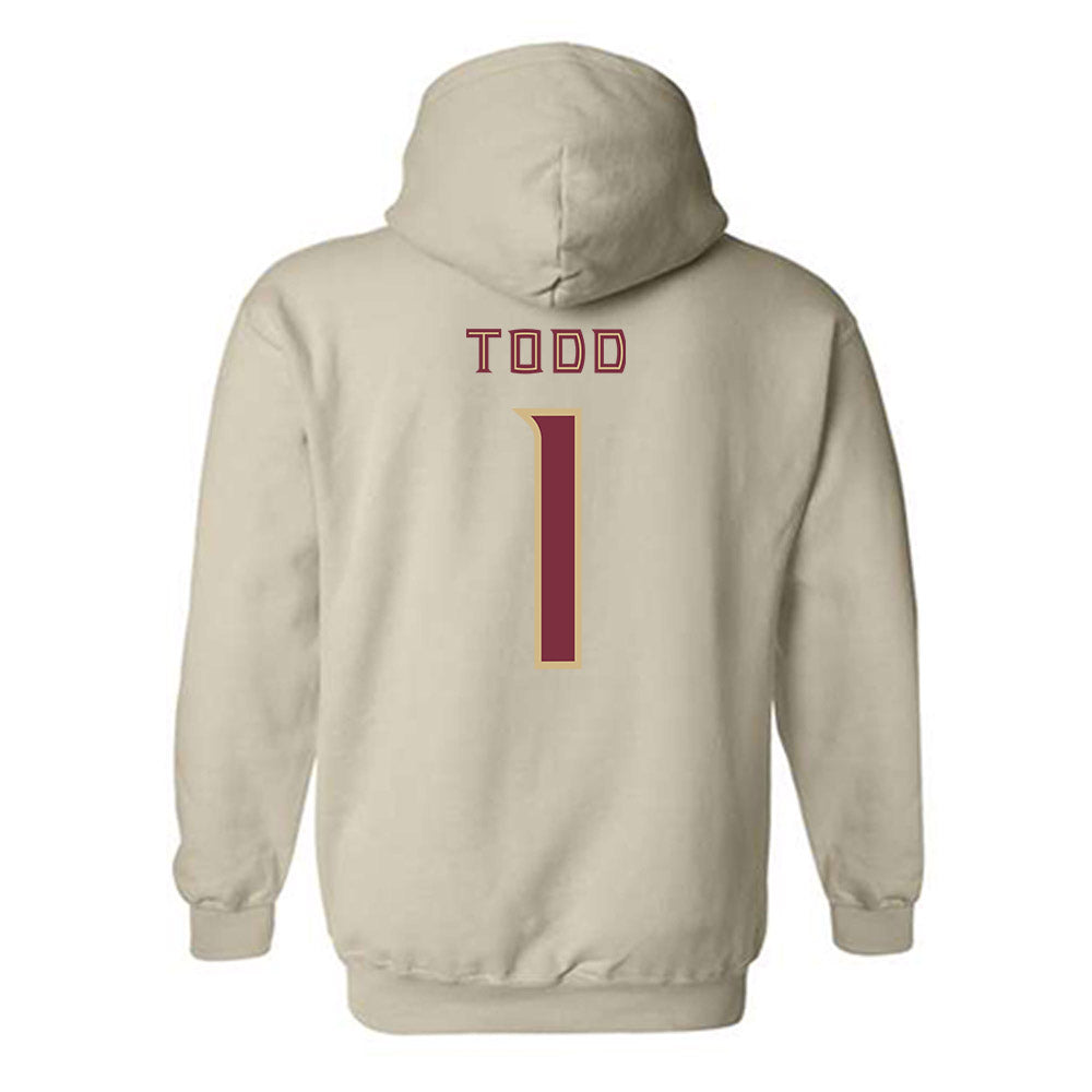 FSU - NCAA Women's Soccer : Adelyn Todd - Replica Shersey Hooded Sweatshirt-1