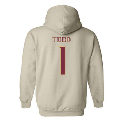 FSU - NCAA Women's Soccer : Adelyn Todd - Replica Shersey Hooded Sweatshirt-1