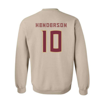 FSU - NCAA Women's Soccer : Ashley Henderson - Replica Shersey Crewneck Sweatshirt-1
