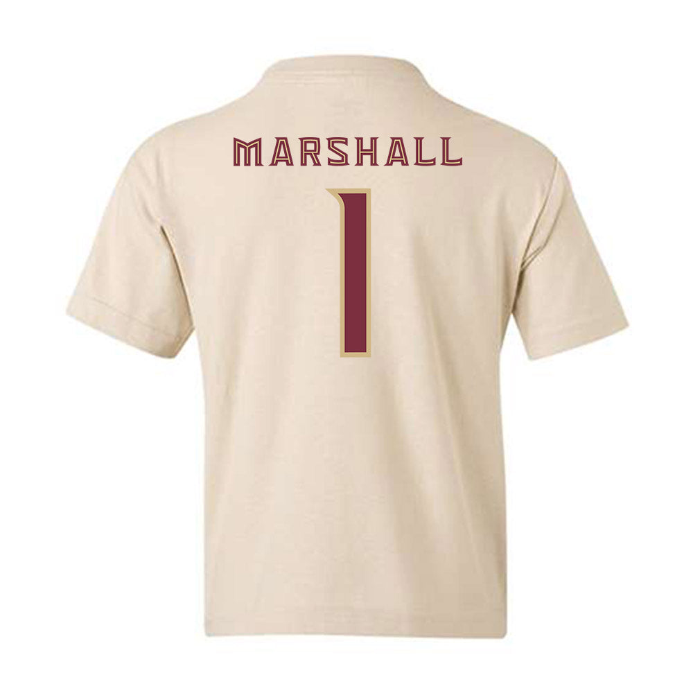 FSU - NCAA Football : Malachi Marshall - Replica Shersey Youth T-Shirt-1