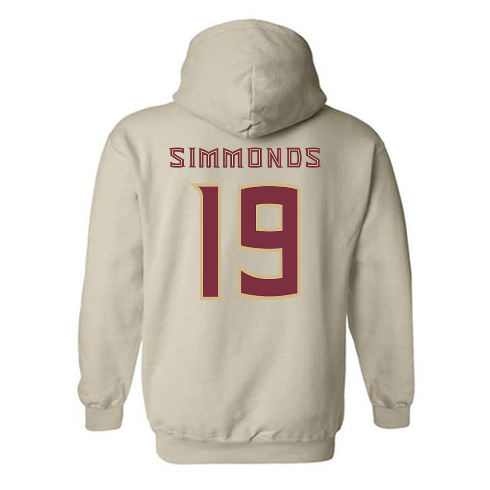 FSU - NCAA Women's Soccer : Kameron Simmonds - Replica Shersey Hooded Sweatshirt