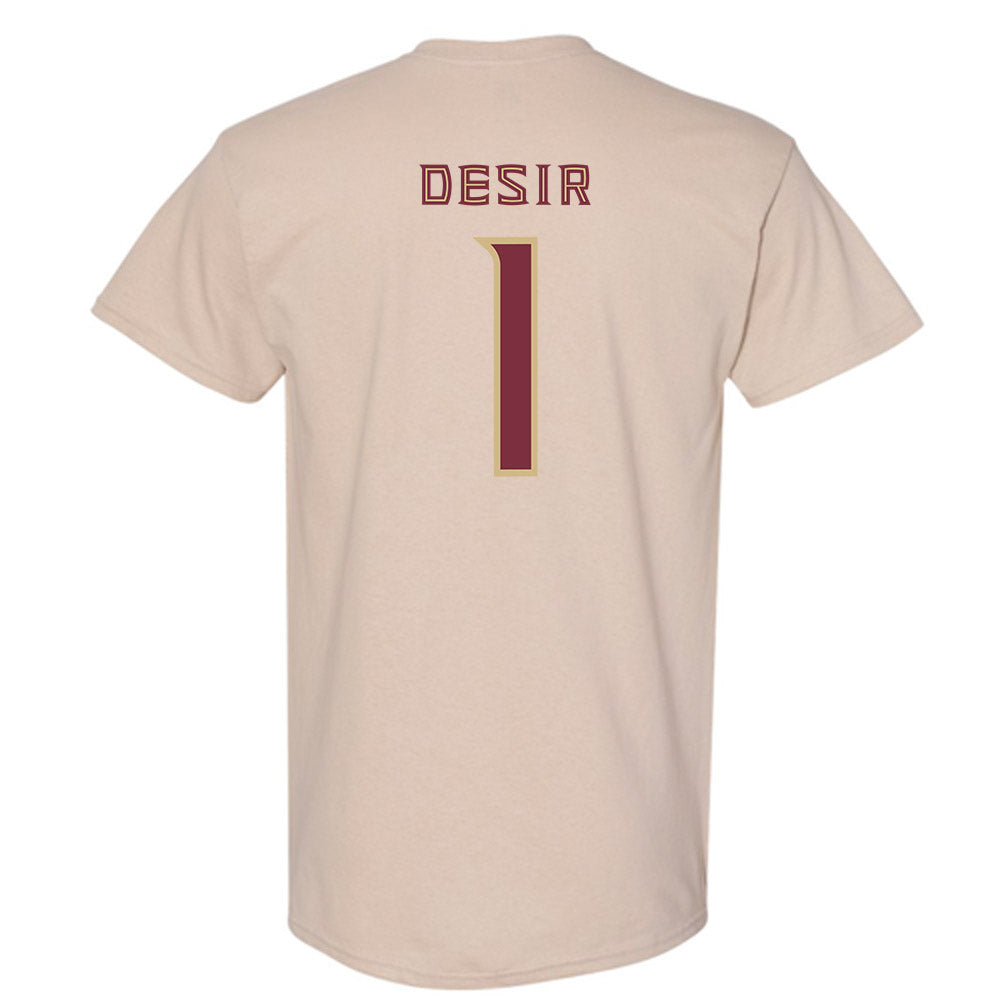 FSU - NCAA Football : Darryll Desir - Replica Shersey T-Shirt-1