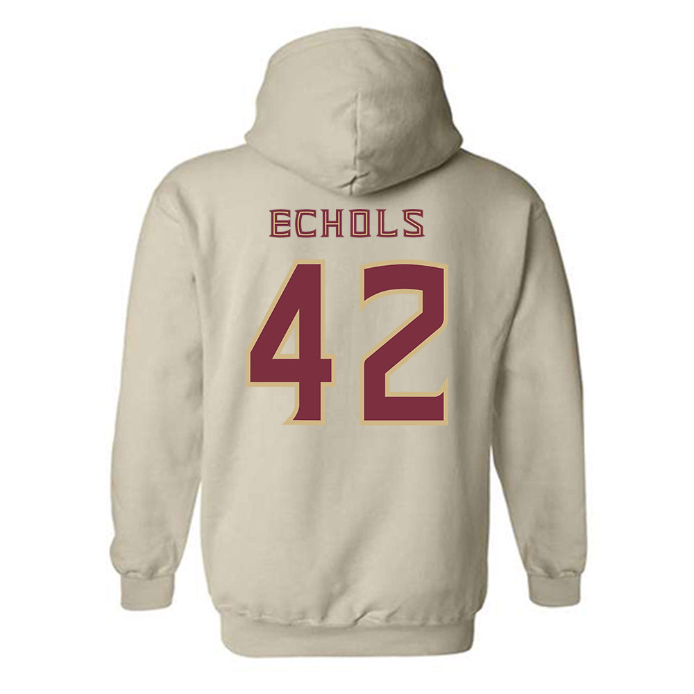 FSU - NCAA Baseball : Jake Echols - Replica Shersey Hooded Sweatshirt-1