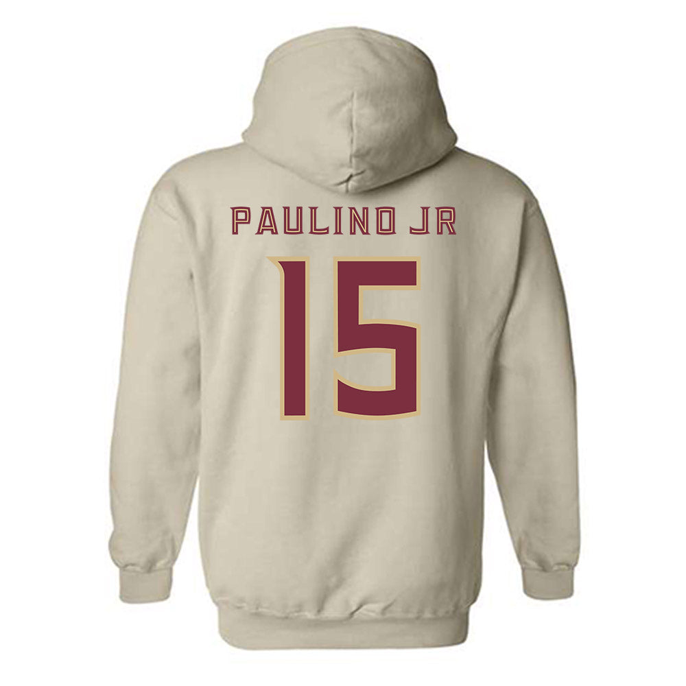 FSU - NCAA Baseball : Kelvyn Paulino Jr - Replica Shersey Hooded Sweatshirt-1
