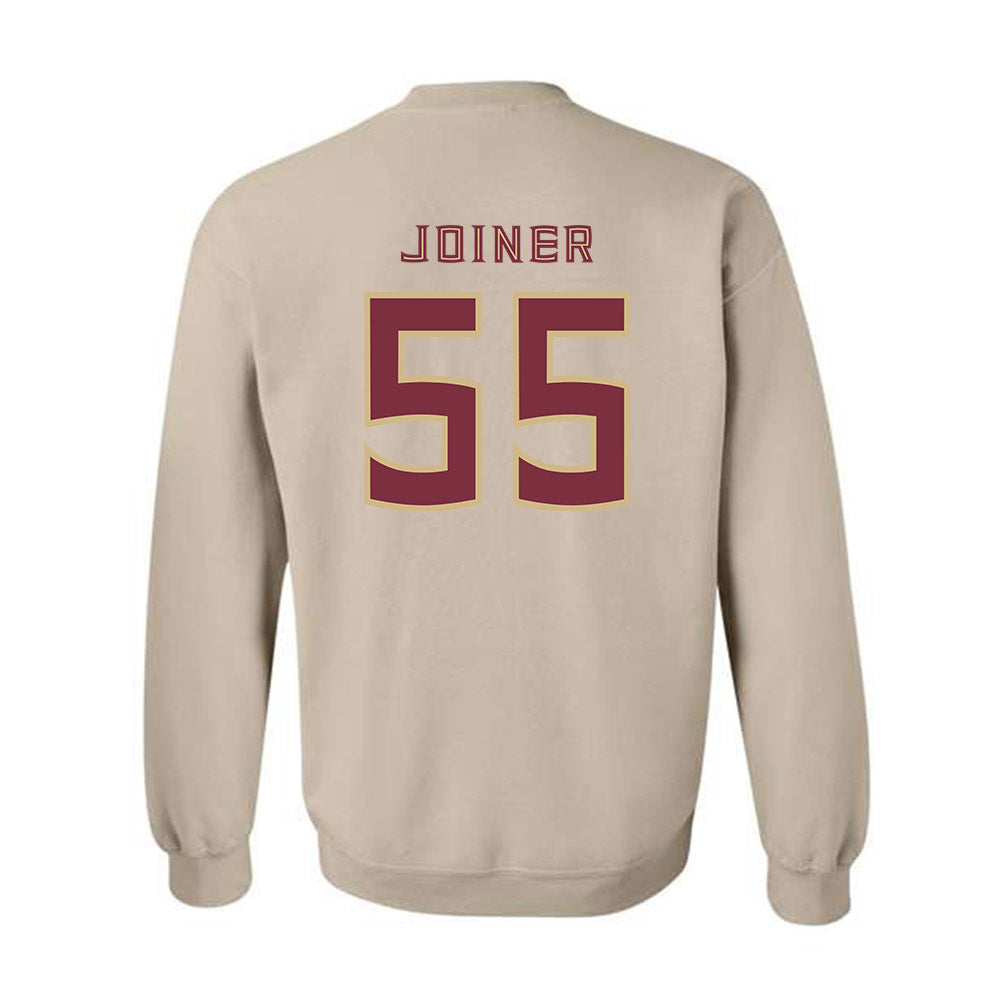 FSU - NCAA Football : Bradyn Joiner - Replica Shersey Crewneck Sweatshirt-1