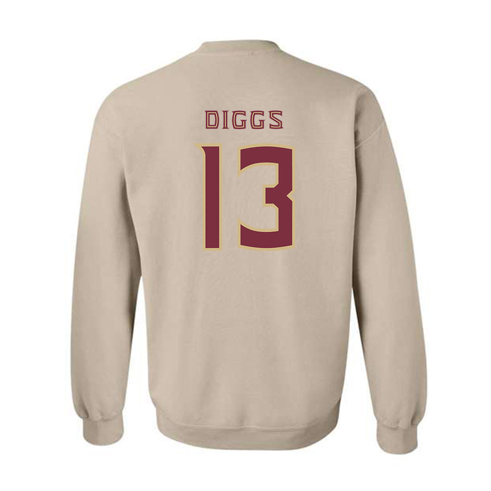 FSU - NCAA Football : Deamontae Diggs - Replica Shersey Crewneck Sweatshirt-1