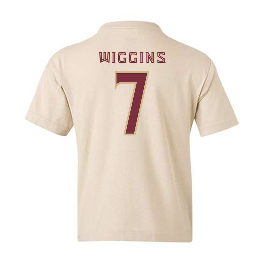 FSU - NCAA Men's Basketball : Chauncey Wiggins - Replica Shersey Youth T-Shirt-1