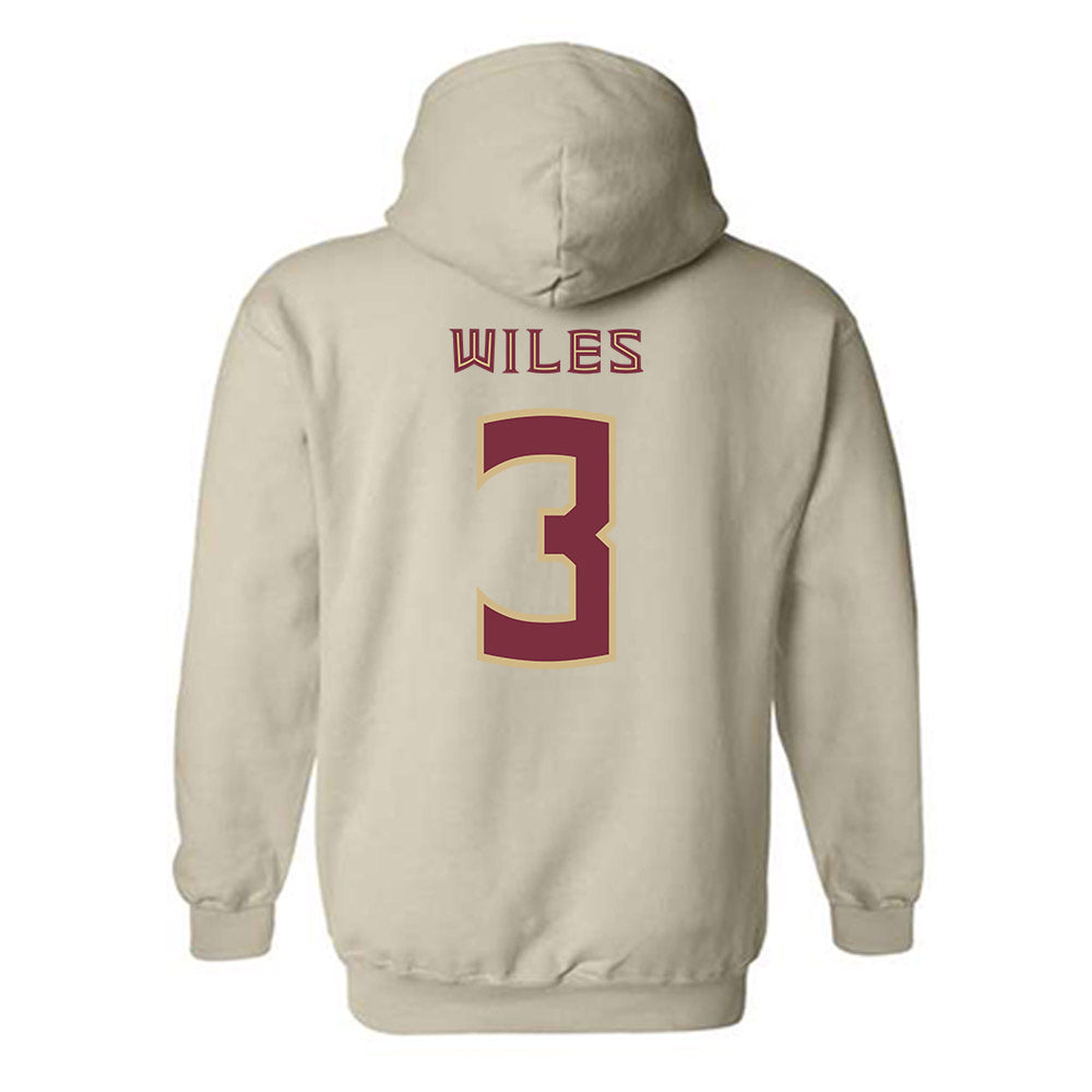 FSU - NCAA Women's Lacrosse : Brogan Wiles - Replica Shersey Hooded Sweatshirt-1