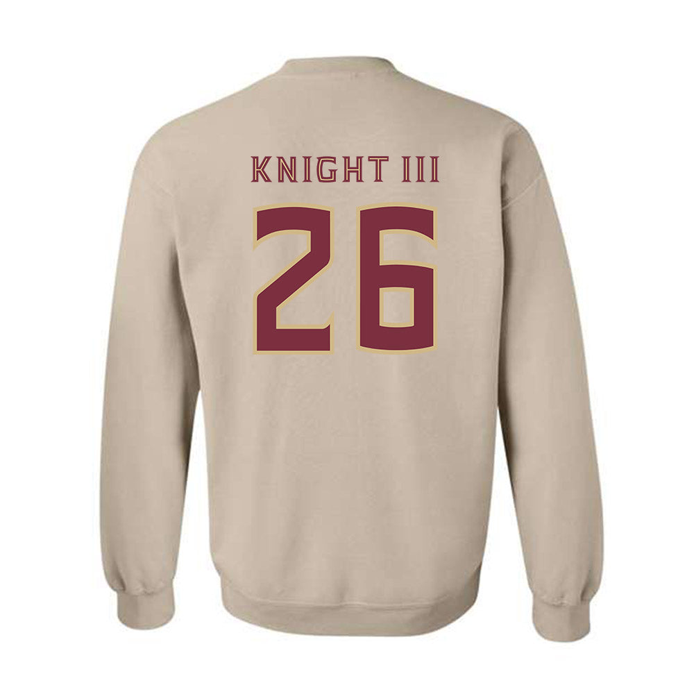 FSU - NCAA Football : Ricky Knight III - Replica Shersey Crewneck Sweatshirt-1