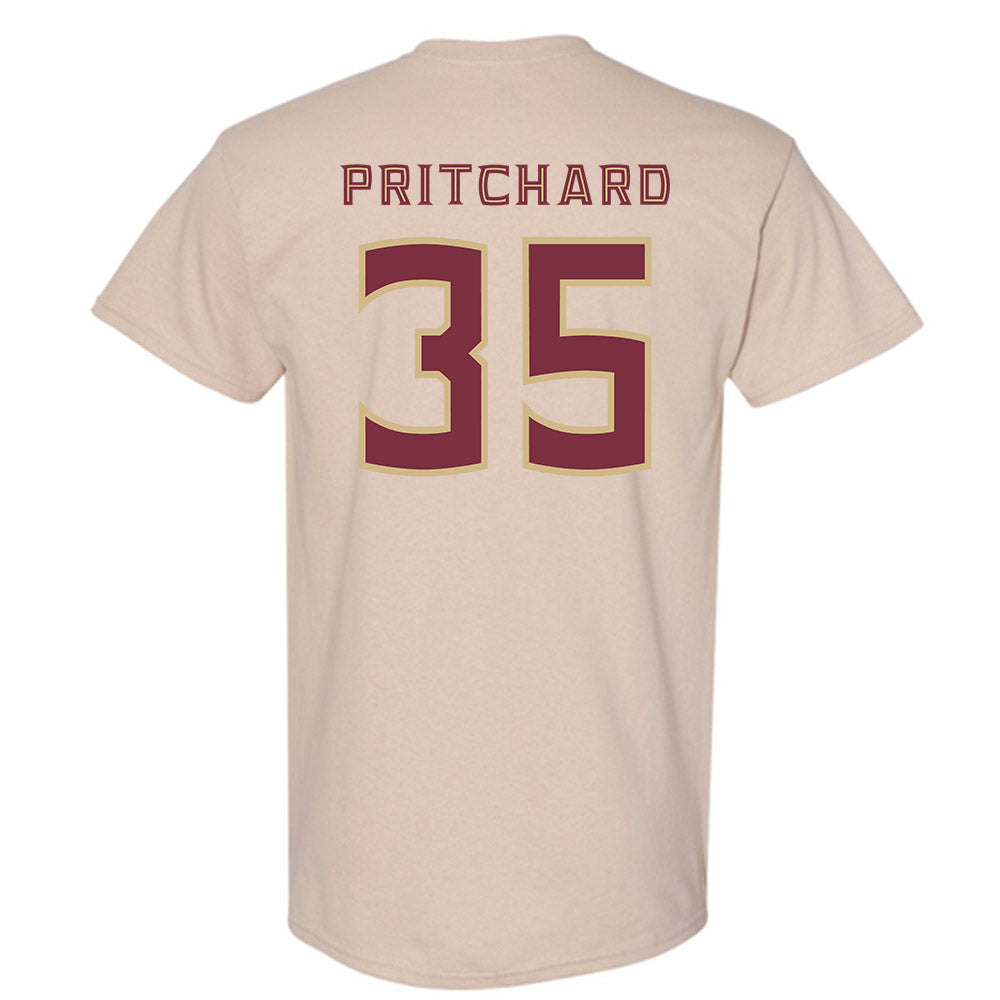 FSU - NCAA Football : Ethan Pritchard - Replica Shersey T-Shirt-1
