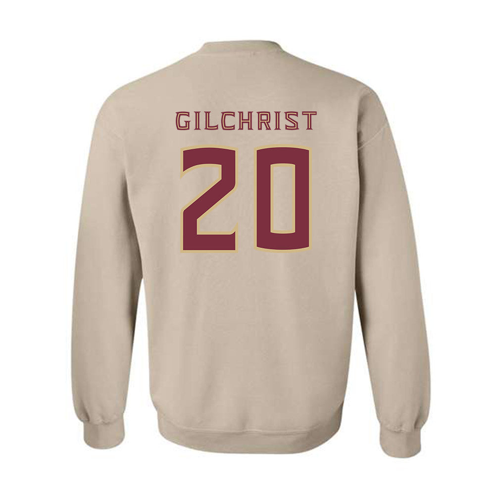 FSU - NCAA Women's Soccer : Heather Gilchrist - Replica Shersey Crewneck Sweatshirt-1
