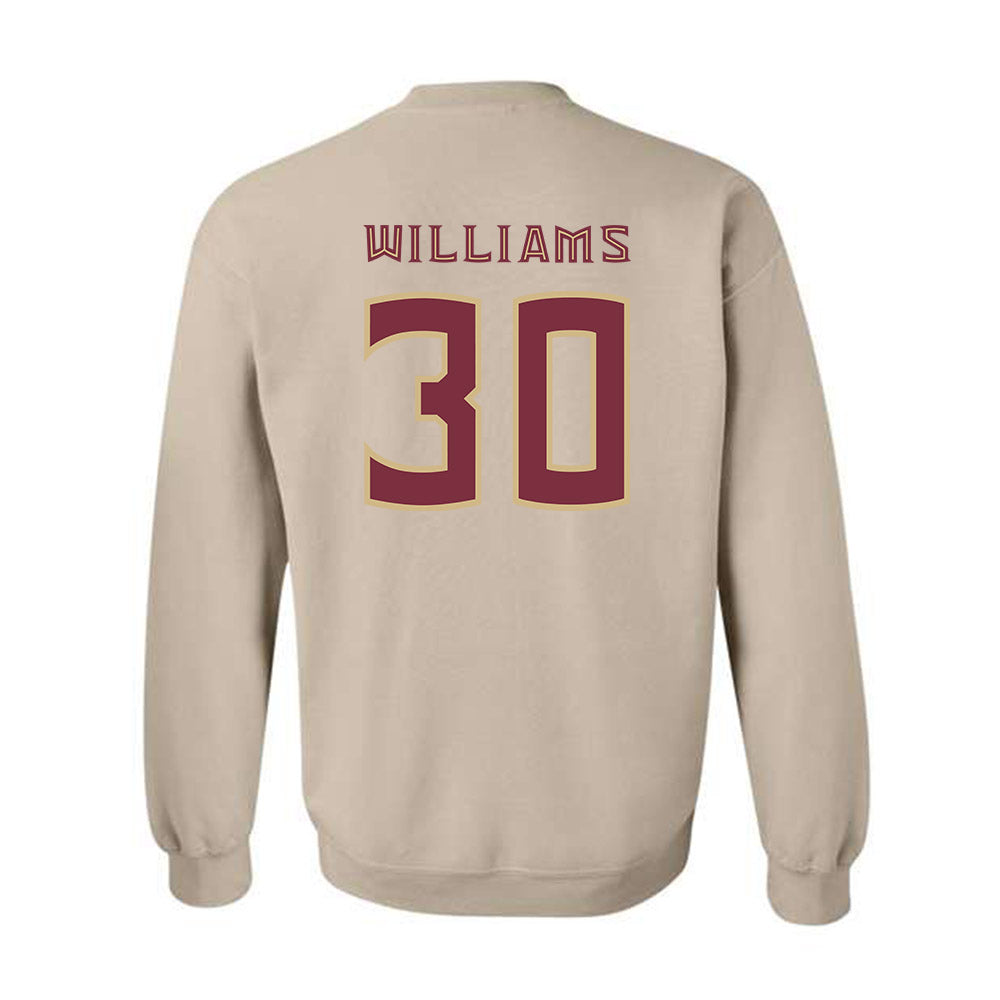 FSU - NCAA Football : Izayia Williams - Replica Shersey Crewneck Sweatshirt-1