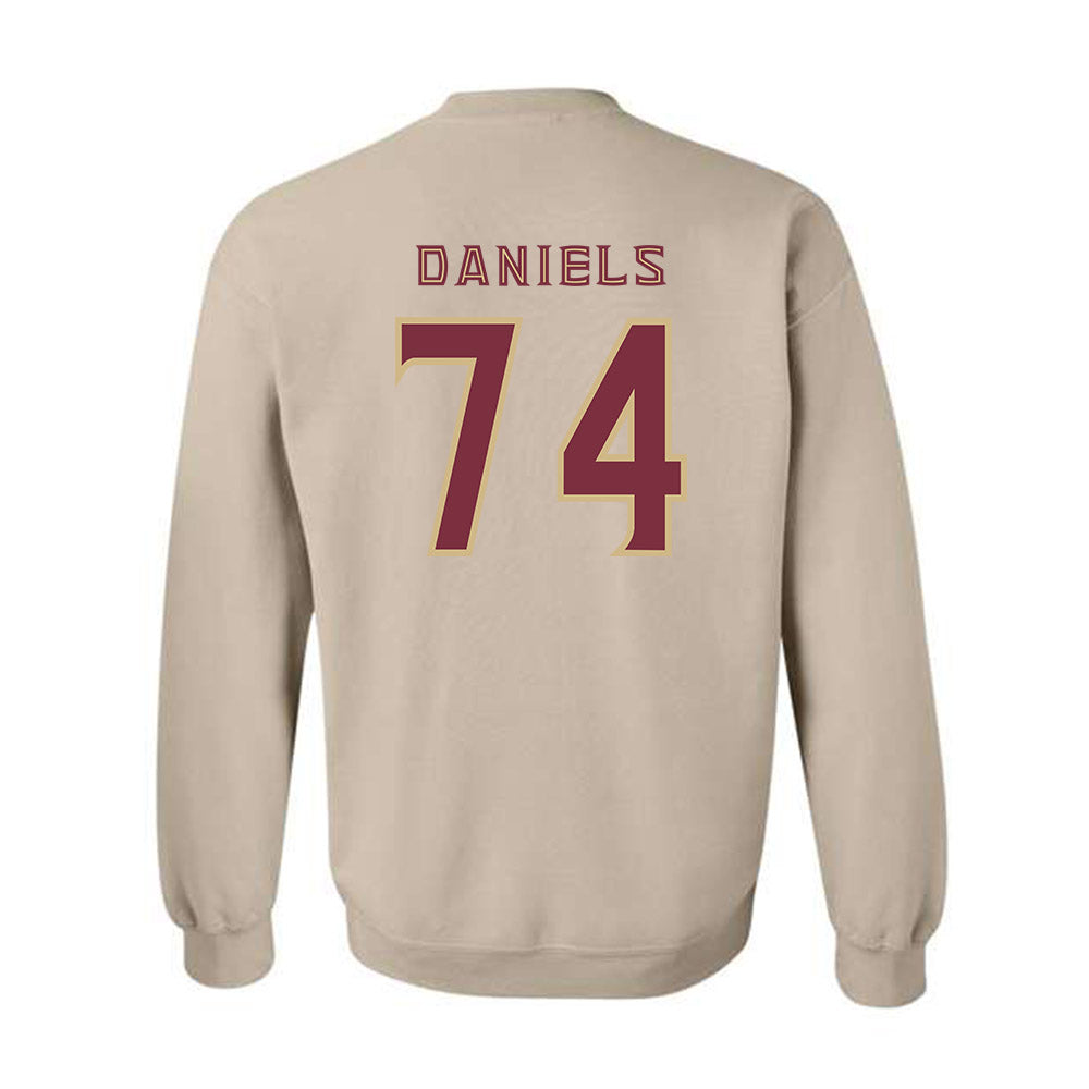 FSU - NCAA Football : Jonathan Daniels - Replica Shersey Crewneck Sweatshirt-1