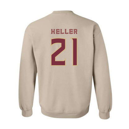 FSU - NCAA Softball : Marin Heller - Replica Shersey Crewneck Sweatshirt-1