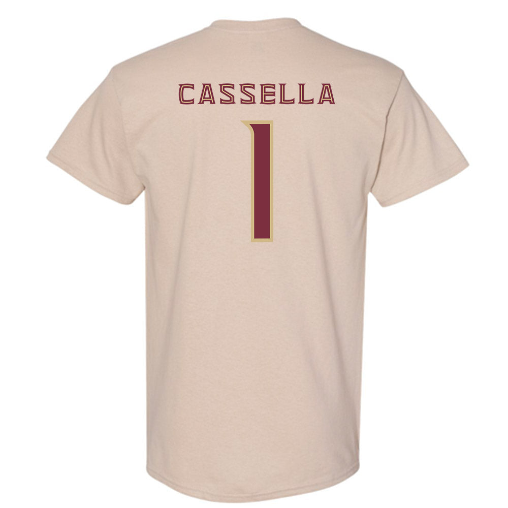 FSU - NCAA Women's Lacrosse : Sienna Cassella - Replica Shersey T-Shirt-1