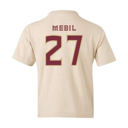 FSU - NCAA Baseball : Kevin Mebil - Replica Shersey Youth T-Shirt-1