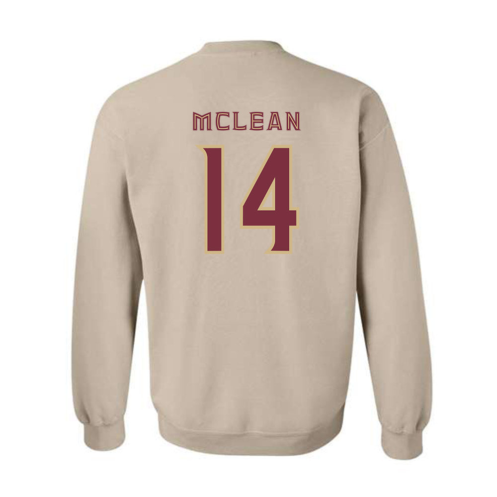 FSU - NCAA Women's Lacrosse : Katie McLean - Replica Shersey Crewneck Sweatshirt-1