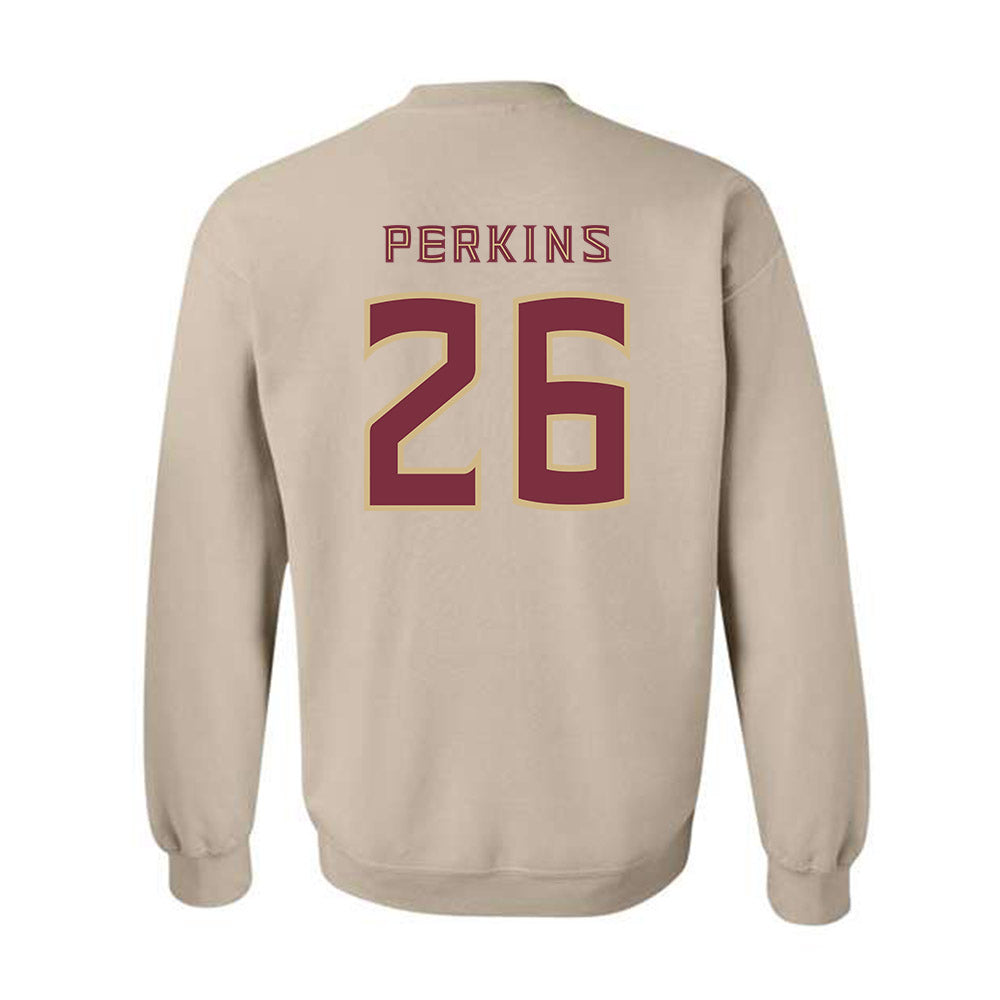 FSU - NCAA Women's Lacrosse : Brynn Perkins - Replica Shersey Crewneck Sweatshirt-1