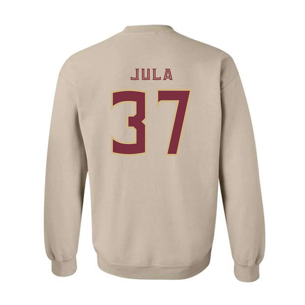 FSU - NCAA Football : Carter Jula - Replica Shersey Crewneck Sweatshirt-1