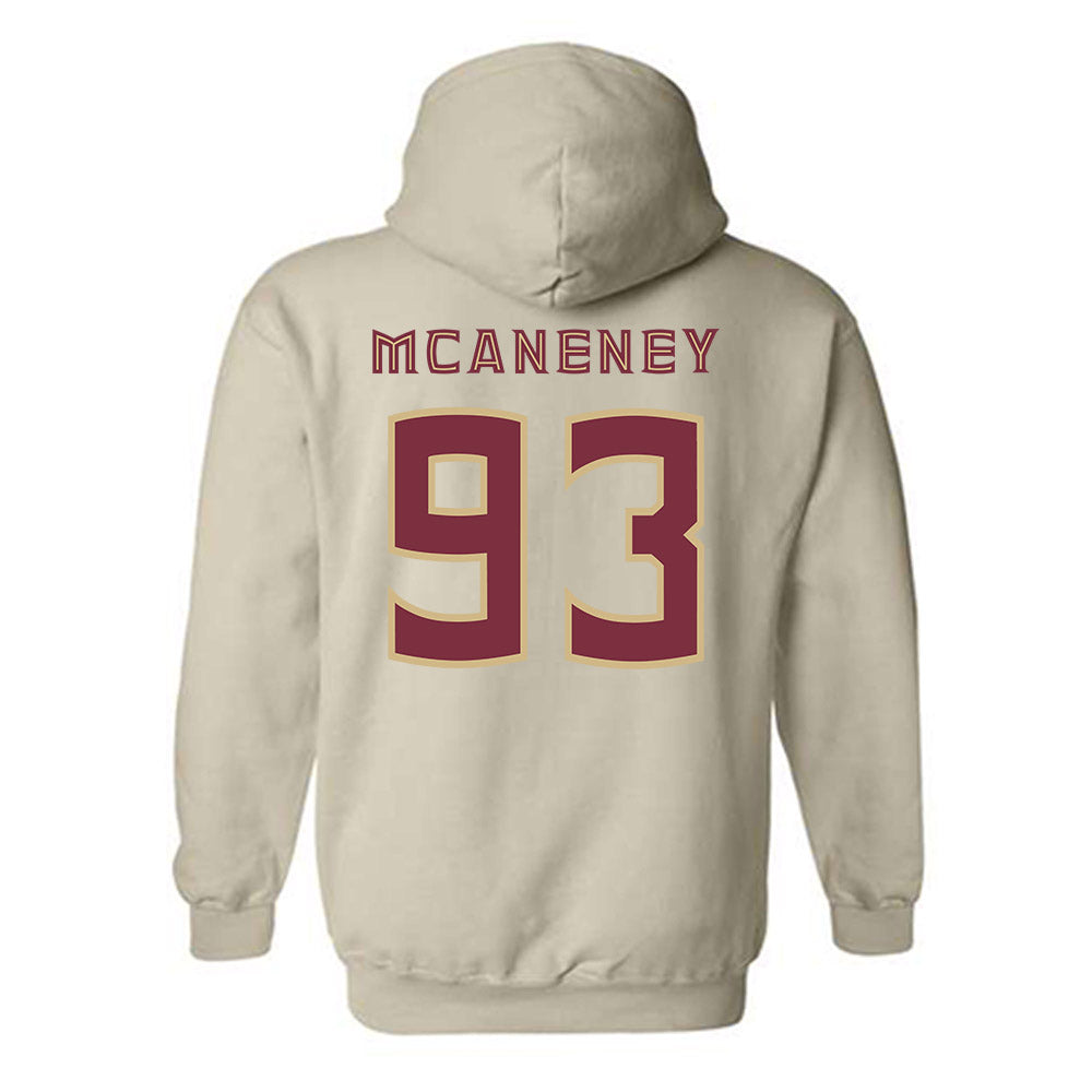 FSU - NCAA Football : Conor McAneney - Replica Shersey Hooded Sweatshirt-1