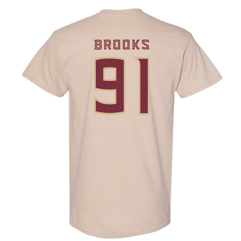 FSU - NCAA Football : Cam Brooks - Replica Shersey T-Shirt-1