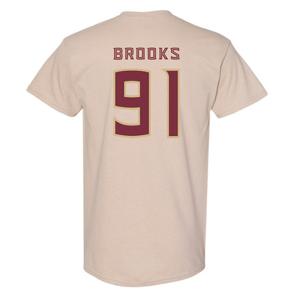 FSU - NCAA Football : Cam Brooks - Replica Shersey T-Shirt-1