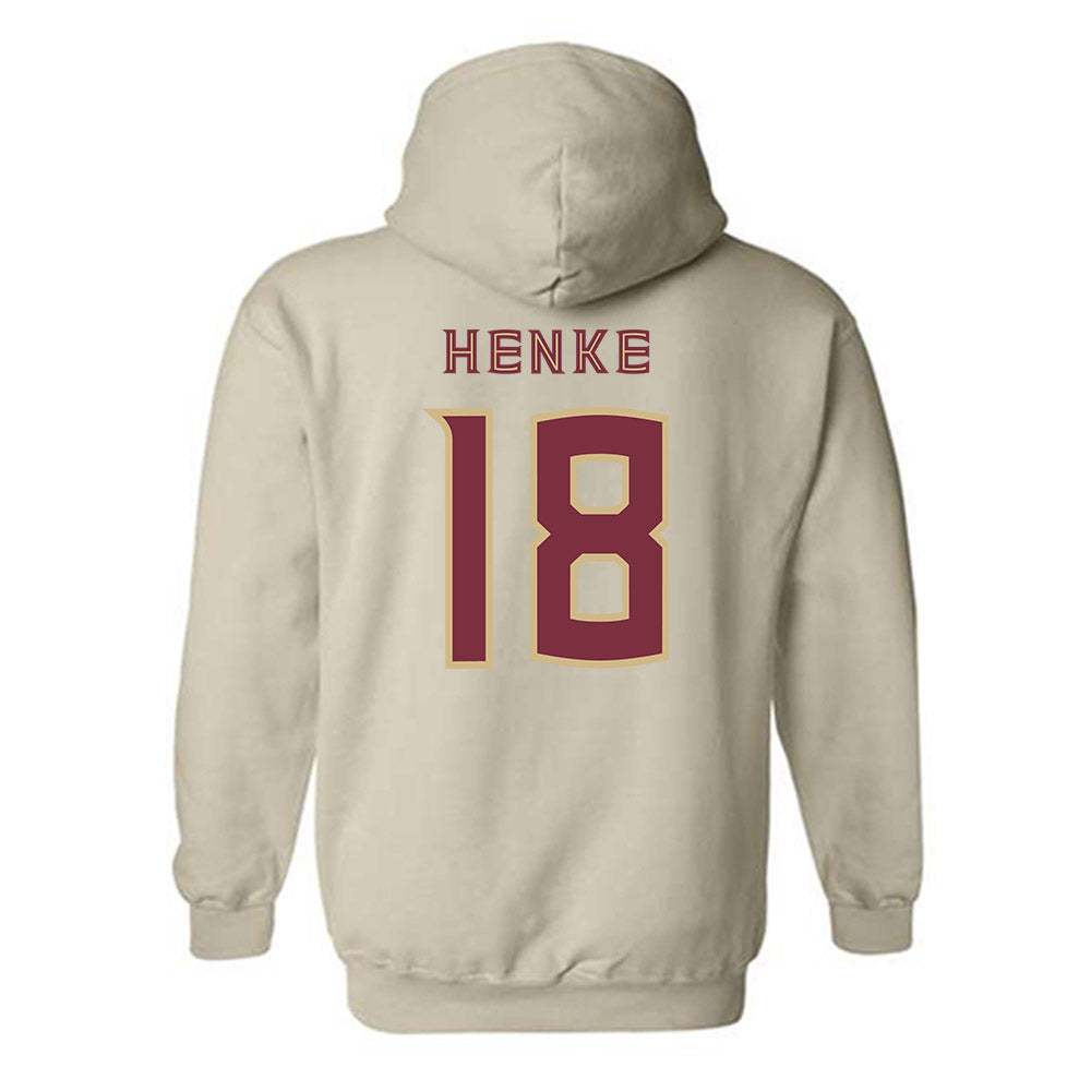 FSU - NCAA Women's Volleyball : Iane Henke - Replica Shersey Hooded Sweatshirt-1