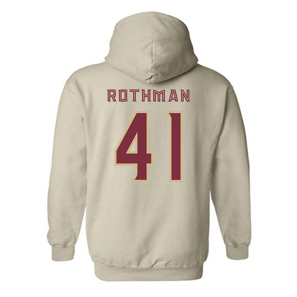 FSU - NCAA Beach Volleyball : Audrey Rothman - Replica Shersey Hooded Sweatshirt-1