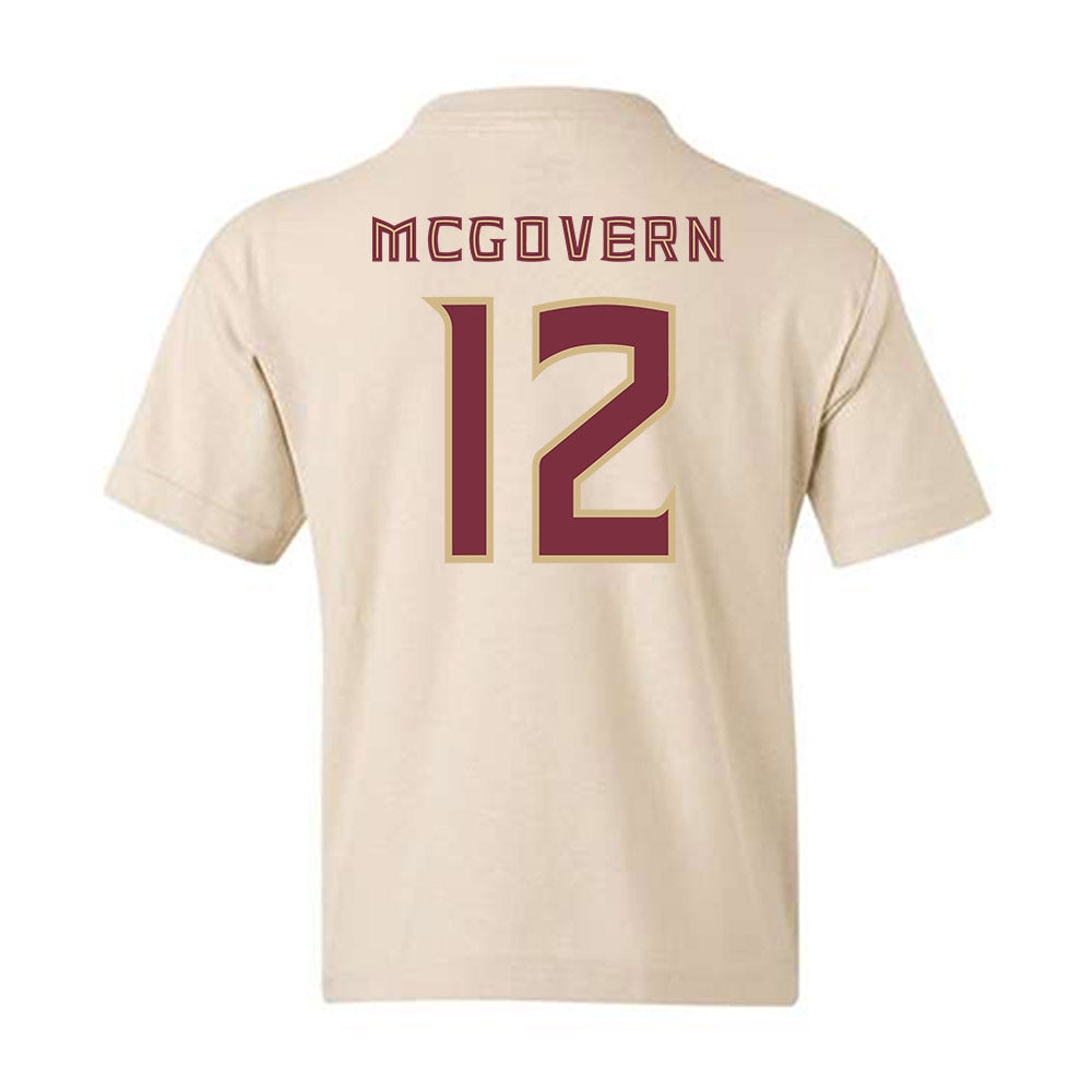 FSU - NCAA Women's Soccer : Peyton McGovern - Replica Shersey Youth T-Shirt-1