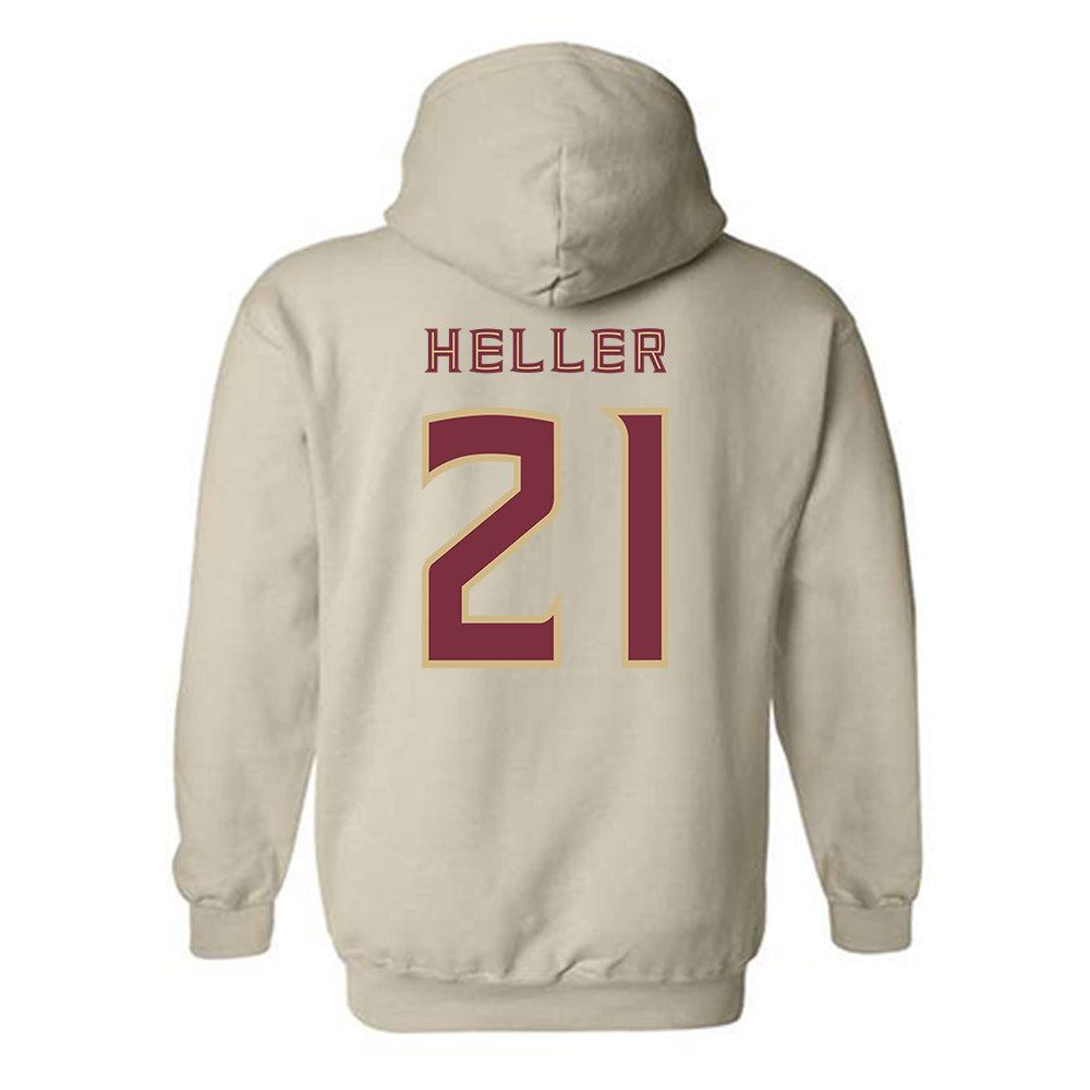 FSU - NCAA Softball : Marin Heller - Replica Shersey Hooded Sweatshirt-1
